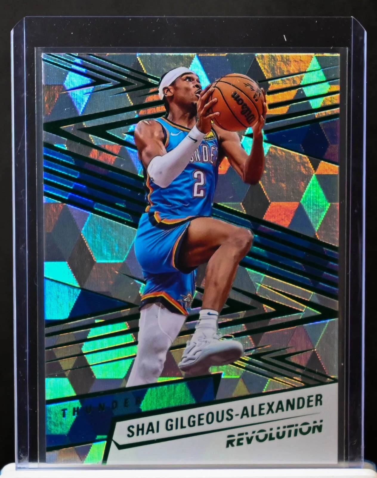Shai Gilgeous-Alexander 2024-25 Revolution 8 Cubic /50 Thunder