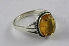 Designer amber ring amber silver ring 925 real silver/540