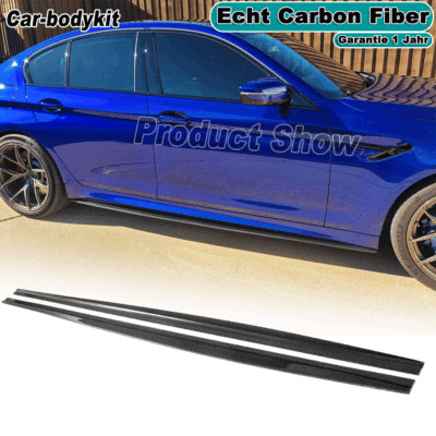 Carbon Seitenschweller Side Skirts Spoiler für BMW 5er G30 540i M Sport M5 17-19