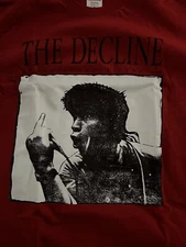 Supreme Shirt - The Decline Of Western Civilization Men's Red T-Shirt Size M