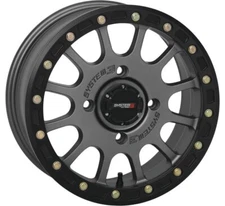 SYSTEM 3 Grey 15x7, 4/156, 5+2 Off-Road SB-5 Beadlock Wheels 15S3-5656
