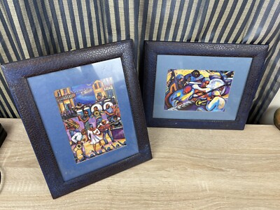 Margaret Slade Kelley 2 New Orleans Playing Music Prints 95 & 97