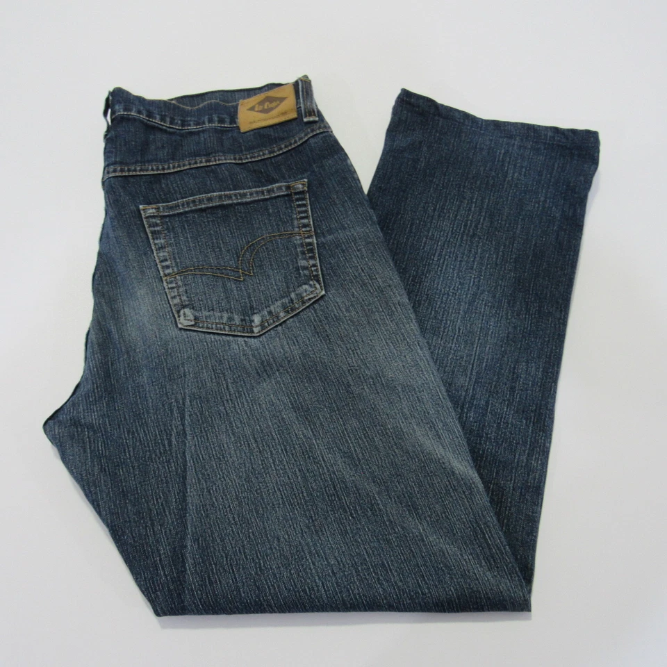 LEE COOPER Mens Regular Fit Straight Leg Stretch Jeans W38 / L31 REF (M18525) - Image 2 of 4