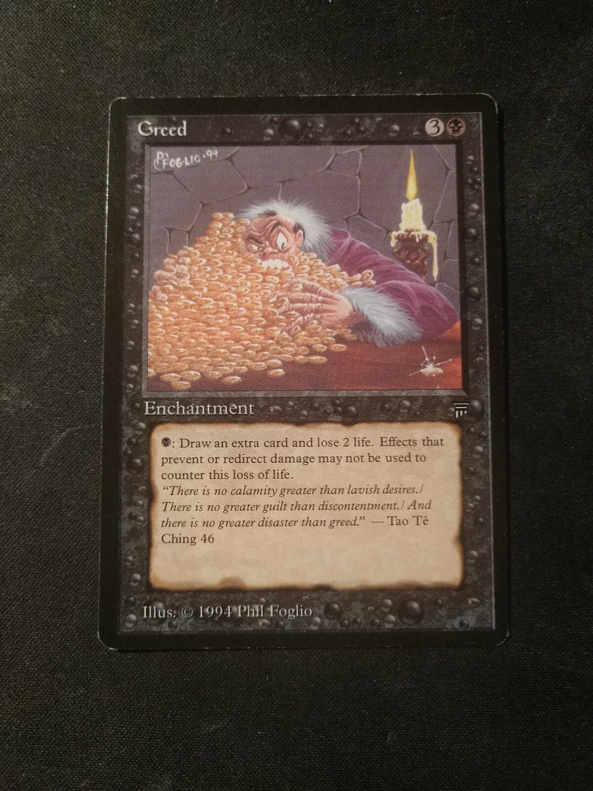 Greed English Legends Mtg