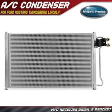 AC A/C Condenser for Ford Mustang Thunderbird Lincoln Mark VIII Mercury Cougar
