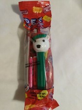  Christmas Bear Holiday Pez Dispenser New Package Sealed Green Polar White