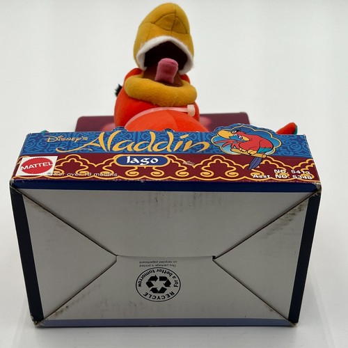 Disney Mattel Plush Lago Aladdin Orange Parrot Jafar’s Bird Stuffed Animal 8” - Picture 7 of 7