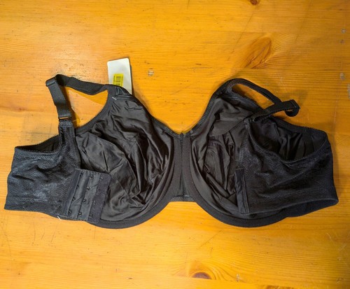 NWT Wacoal Womens Lacy Underwire Bra 855244 Size 40G Black Retail: $55 - Picture 5 of 5