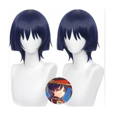 Genshin Impact Balladeer Cosplay Fluffy Hairpiece Fashion Short Periwig Gift