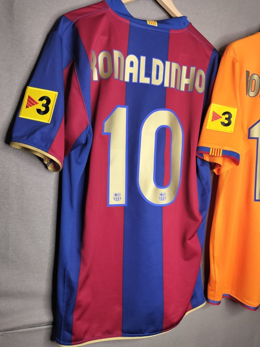 新品❗️未使用FC Barcelona RONALDINHO 10番レプリカユニ ロナウジーニョ背番号10 バルセロナ ホーム 25/26 レプリカ