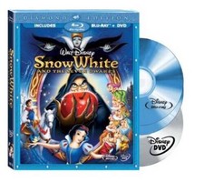 Snow White and the Seven Dwarfs Three-Disc Diamond Edition Blu-ray/DVD C - GOOD