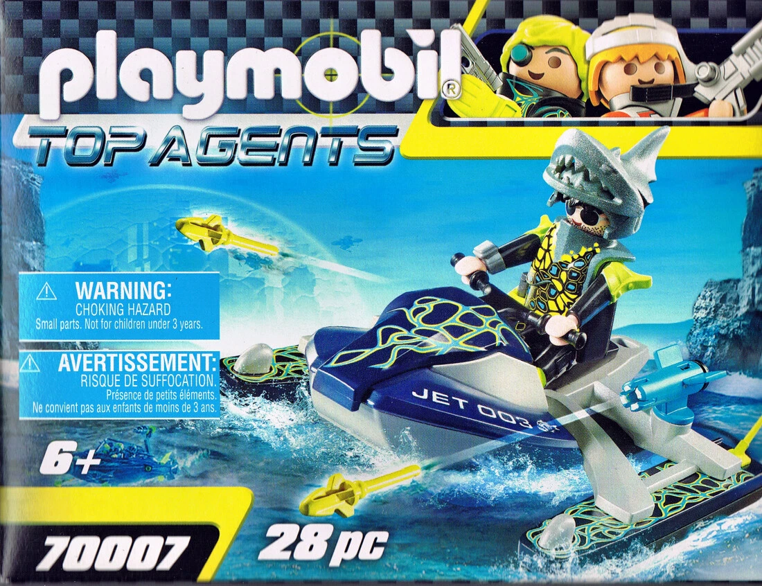 Playmobil 70007 Team S.H.A.R.K. Rocket Rafter Top Agents Bösewicht Neuware