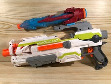 Nerf Modulus ECS-10 Nerf Gun With Extra Sight Attachment No Magazine or Bullets