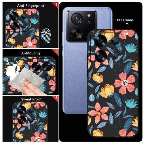 For Xiaomi Poco X6 13T Redmi Note 13 12 11 Pro Flower Shockproof TPU Case Cover - Picture 5 of 19
