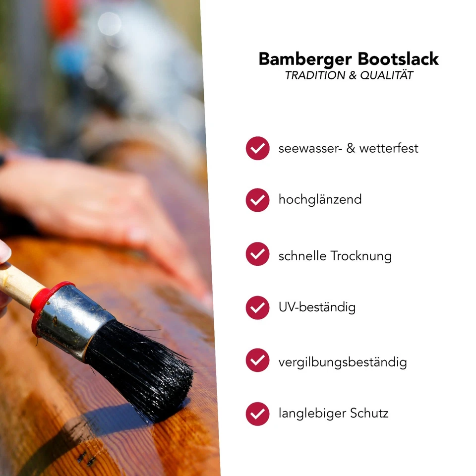 Bootslack Yachtlack Holzlack Klarlack Boots Lack Holz Farblos glänzend 375ml-10L - Bild 3 von 4