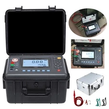 Digital High Voltage Insulation Resistance Tester Meter Megohmmeter 5KV 10TΩ 6mA