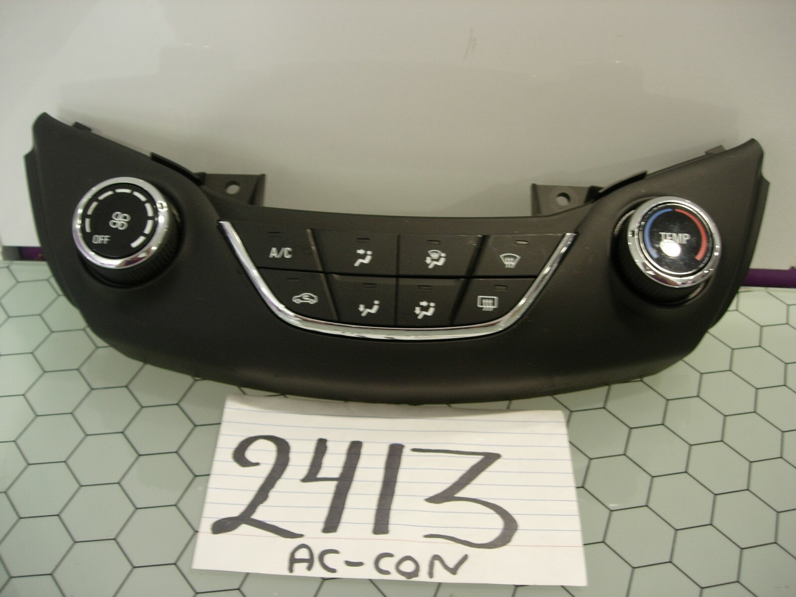 2016 2017 Chevrolet Cruze AC and Heater Control Used Stock #2413-AC