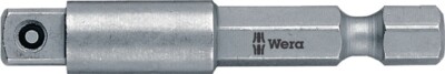 Wera Adapter 870/4 Antriebssechskant 1/4 Zoll Abtriebs-4-KT.1/4 Zoll L.50mm