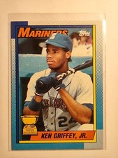 1990 topps baseball card # 336 Ken Griffey Jr. Rookie Card Mint Condition. 