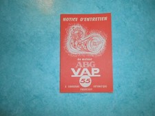 Notice entretien moteur ABG Vap 55