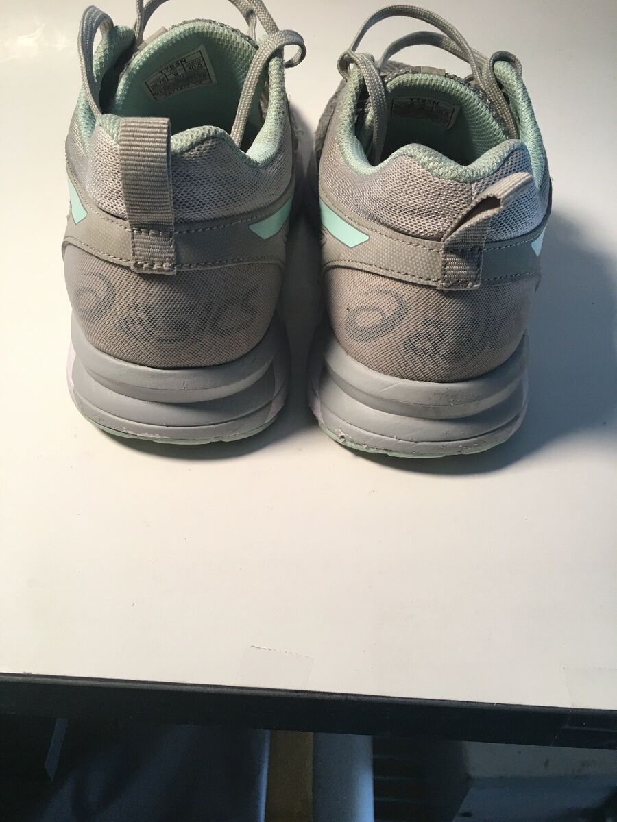 Acics Womens T795N Aluminum/Bay/Mid Gray Athletic Running Shoes