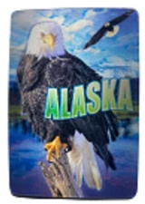 Alaska Eagle 3D Fridge Magnet