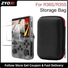 Screen Protector  Storage Case for R36S/R35S Tempered Glass Film  Portable