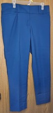 New York  Company Blue Woman Dress Pants w/ Pockets 12 Style 0190 - Fast Ship