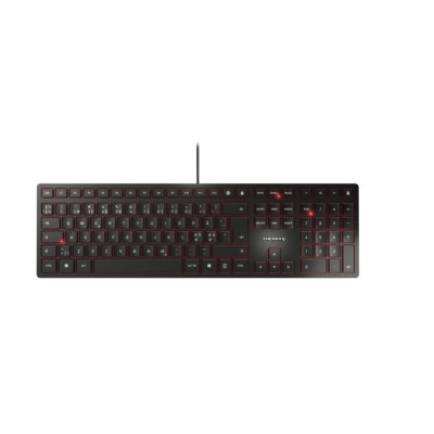 Ultraflache USB Tastatur CHERRY KC 6000 Slim - Kabelgebunden modernes Design