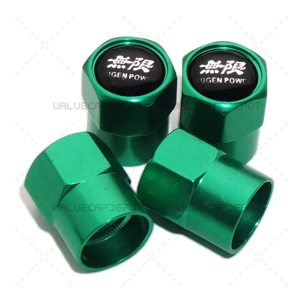 Universal Hex Mugen Logo Car SUV Wheels Tire Air Valve Cap Stem Dust Cover Sport
