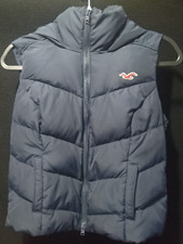 Hollister kids puffer vest size small