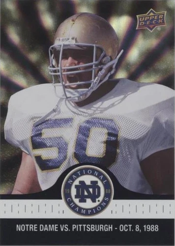 2017 Upper Deck Notre Dame 1988 Championship Chris Zorich #34