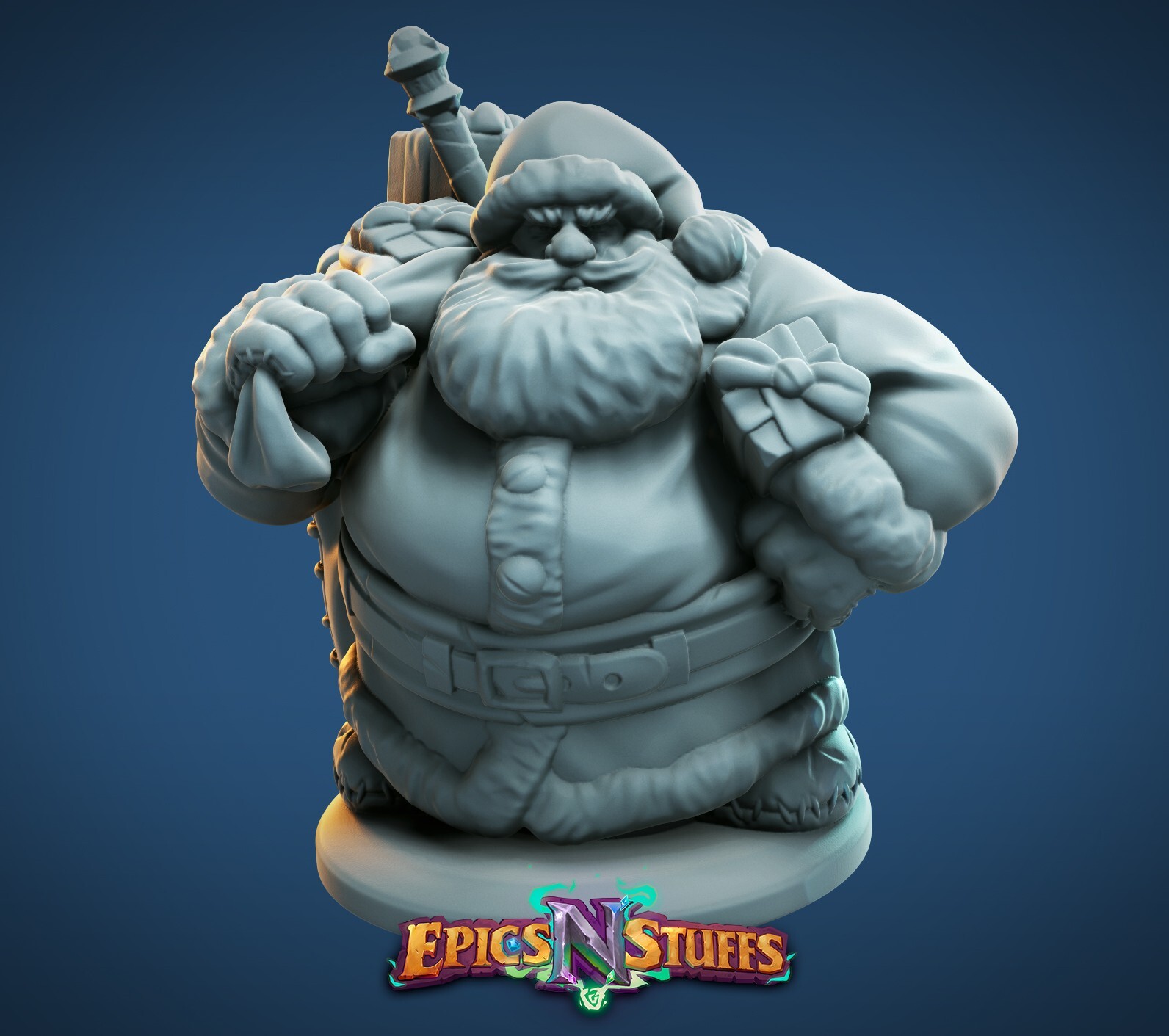 Dwarven Santa by Epics N Stuffs | D&D | DnD | Print on Demand