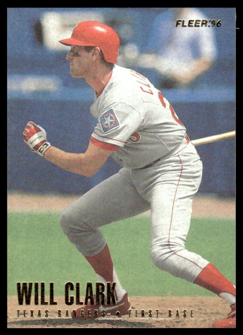 1996 Fleer #247 Will Clark Texas Rangers