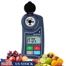 Digital Brix Refractometer 0-55% Precision Meter ATC Juices Foods Drinks New