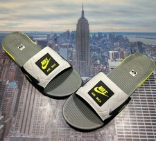 Nike Air Max 90 Slides White Smoke Grey Volt Bq4635 001 Mens Size 12 for  sale online | eBay