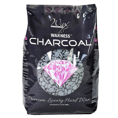 Waxness Charcoal  Premium Luxury Hard Wax Beads Rosin Free 2.2 lb Made in Italy