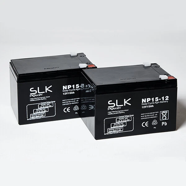 SLK POWER MOBILITY SCOOTER BATTERIES AGM/GEL1 PAIR 12v 12AH 15AH 24 33AH 36 40 50 55 75AH