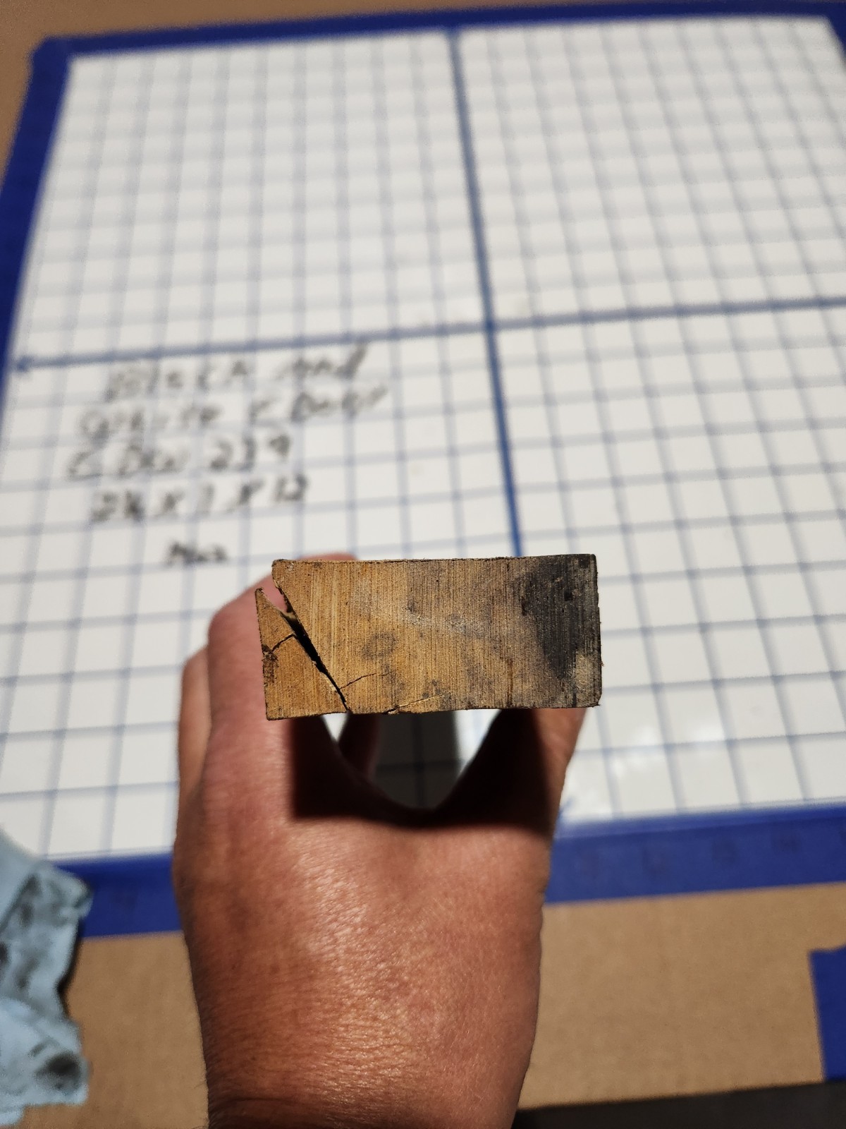 Black and White Ebony  Wood turning  blank   2 1/4 " x 1 " x 12   " EBW239