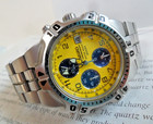S/S Men's Seiko Alarm Chronograph 200M Quartz Watch 7T32-6K19 Runs — photo 1