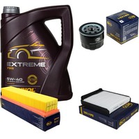 SCT Inspektionspaket 5L Mannol 5W-40 FüR Dacia Duster Logan MCV 1.5 Dci Sandero