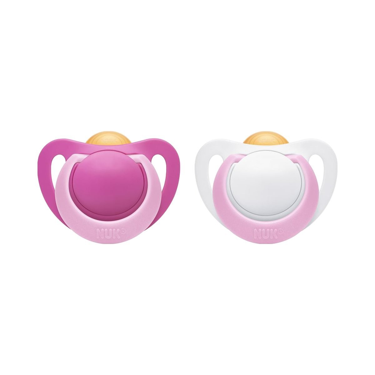 Tétine latex de qualité supérieure Genius avec concept orthodontique sans BPA lot de 2