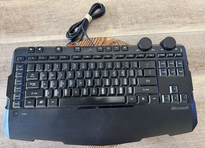 Microsoft ~ SideWinder ~ X6 ~ Model 1361 ~ Gaming Keyboard ~ Tested Works