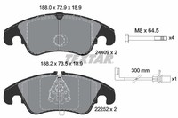 Textar Bremsbelagsatz Scheibenbremse 2440903 FüR Audi C7 A7 A6 8RB Q5 4G5 4G2