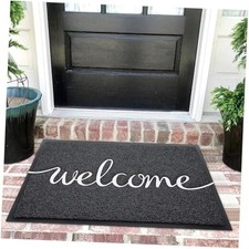 Funny Welcome Mats Outdoor, Front Door Mat for Outside Entry, Doormat