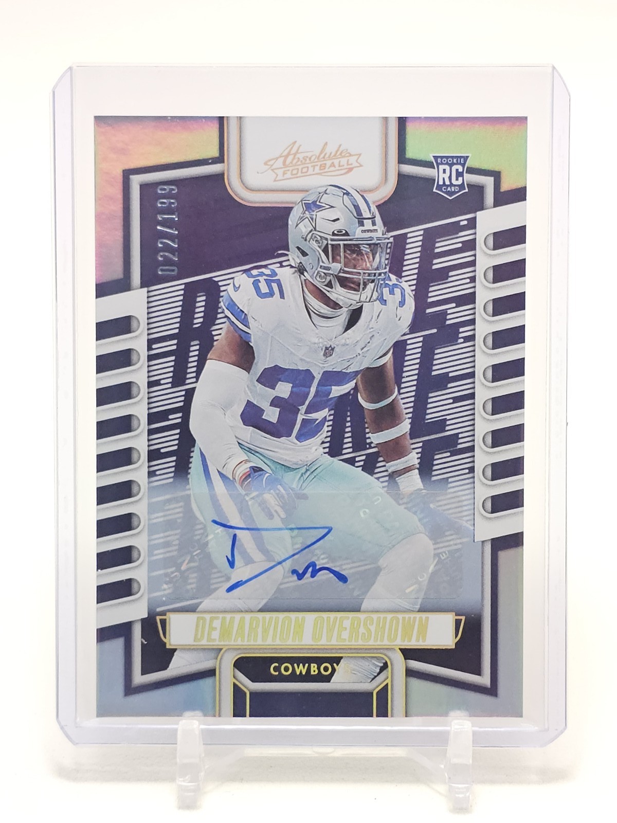 DeMarvion Overshown Panini Absolute #186 Signature-Spectrum