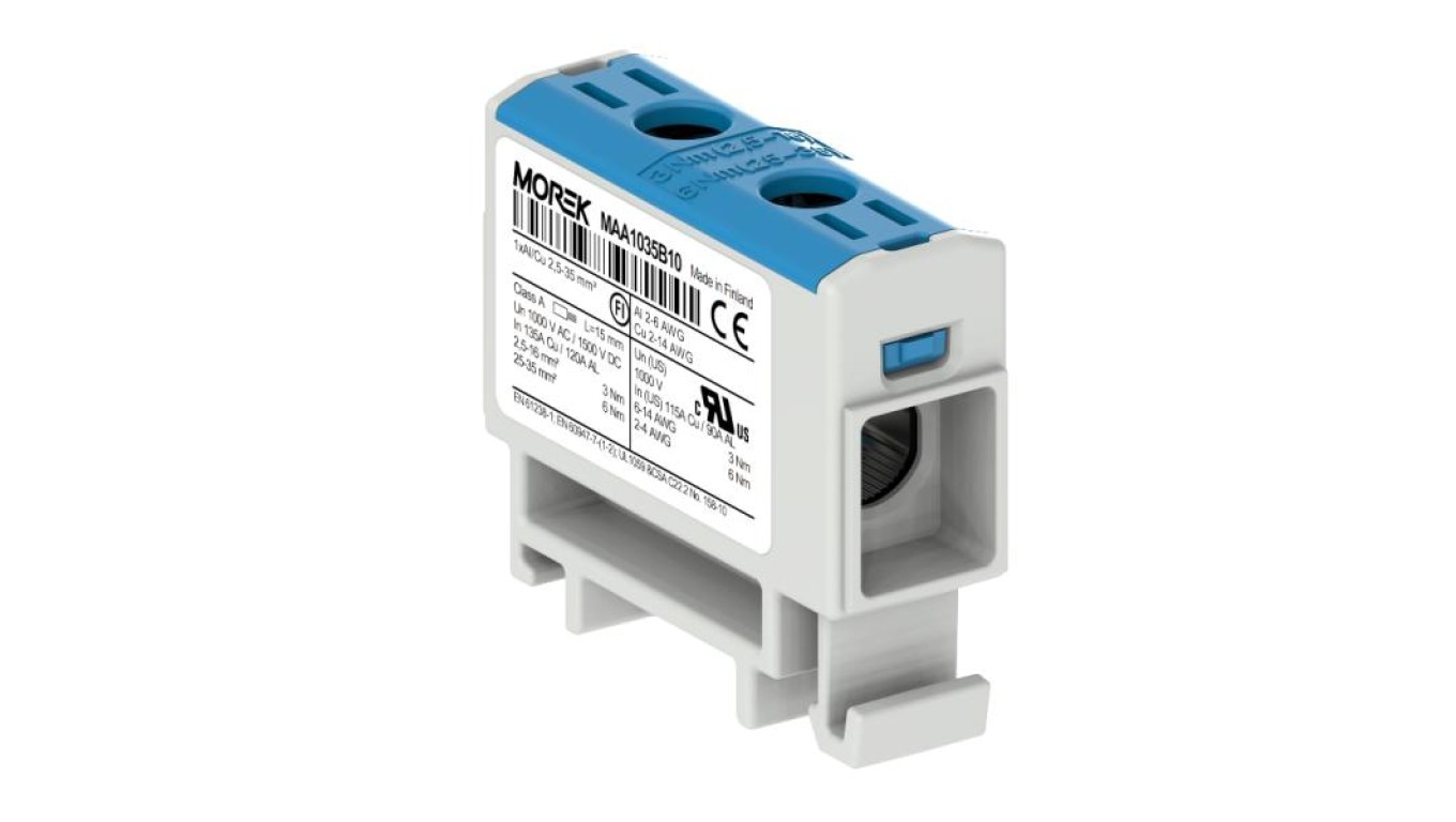 Fitting OTL35 Color Blue 1xAl/Cu MAA CLAMPS MAA1035B10