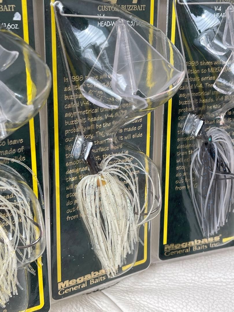 Megabass V4 Buzz Buzzbait (3 pieces, unopened) Japan Import Lure - Image 3