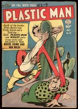 Plastic Man 29 Quality Comics 1951 VG/FN Golden Age HTF L K 