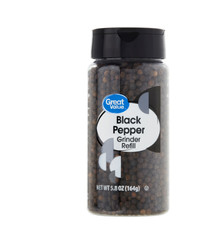 Great Value Sam's Choice Black Pepper Refill Bottle